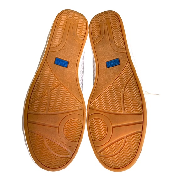 Keds Shoes Keds White And Gray Canvas Sneakers With Dream Foam